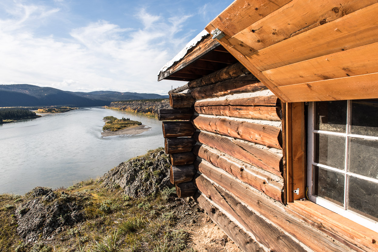 Cabin above Yukon River